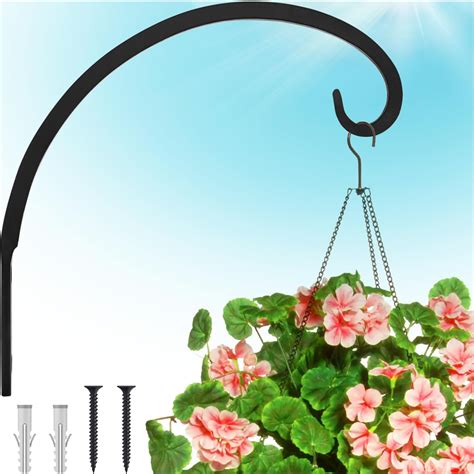 GameXcel Hanging Plant Bracket, 2PCS 12in Large Plant 